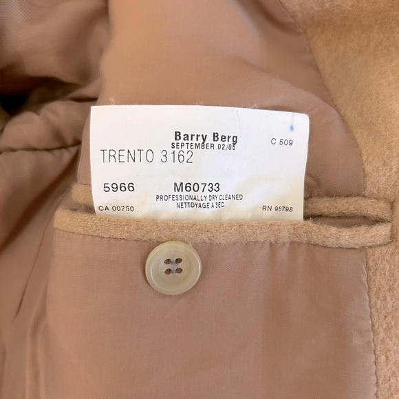 Vintage wool camel menswear blazer - custom tailored - unisex - Picture 3 of 6